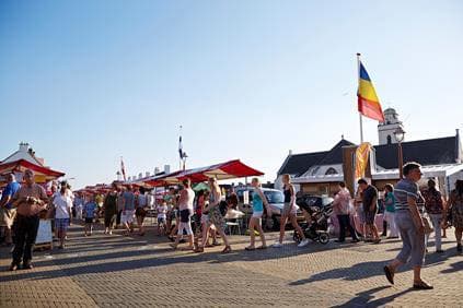Toeristenmarkt in Katwijk aan Zee